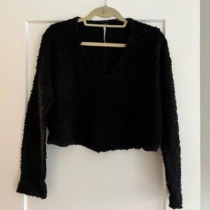 Free People Black Sweater